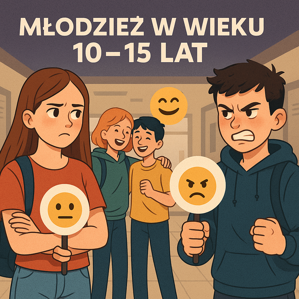 🎯🌀Młodzież w wieku 10–15 lat – między pasją, buntem a poszukiwaniem siebie